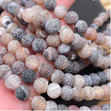 Агат кракле микс №2 8 мм