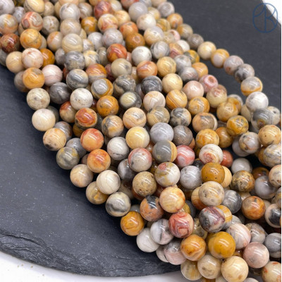 Агат кружевной 10 мм