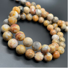 Агат кружевной 12 мм