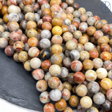 Агат кружевной 12 мм