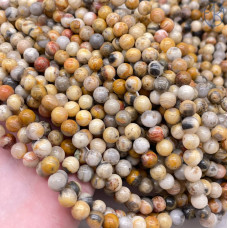 Агат кружевной 6 мм