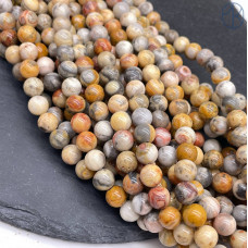 Агат кружевной 8 мм