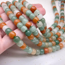 Агат микс рондель 8х6 мм