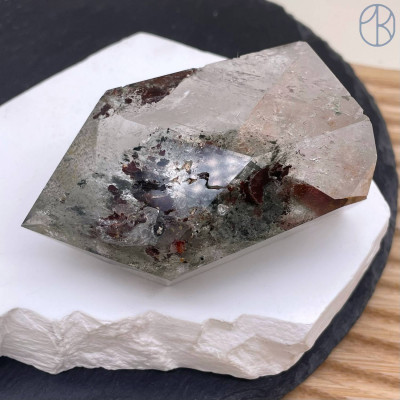 Агат моховой кристалл ~ 8х4 см