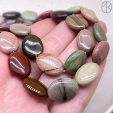 Агат овал 18х12 мм
