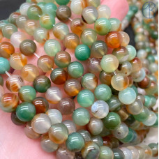 Агат павлиний 8 мм Агат павлиний 8 мм