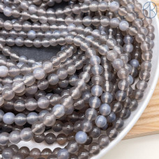 Агат серый 8 мм
