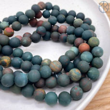 Агат зеленый матовый 10 мм 