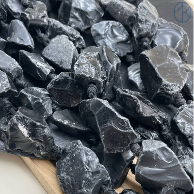 Аквакварц куски черный ~ 20-30 мм