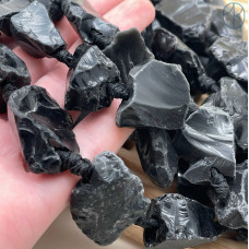 Аквакварц куски черный ~ 20-30 мм