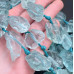 Аквакварц куски голубой ~ 18-35 мм
