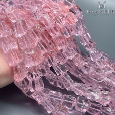 Аквакварц куски розовый ~16 мм