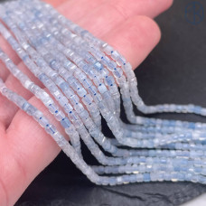 Аквамарин куб огранка 2 мм