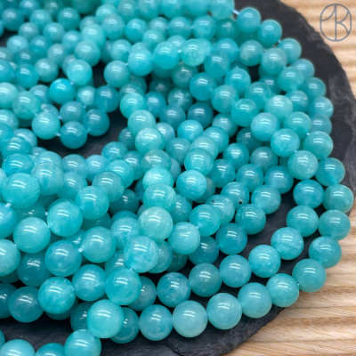 Амазонит №3 А качество 8 мм