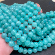 Амазонит №3 А качество 8 мм