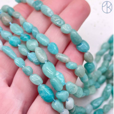 Амазонит галтовка №1 ~ 6-8 мм