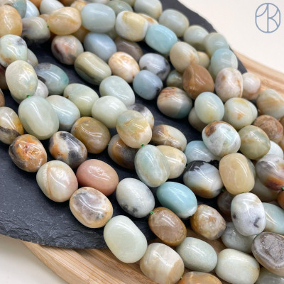 Амазонит галтовка ~ 14-18 мм