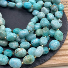 Амазонит галтовка 9-11 мм Амазонит галтовка 9-11 мм