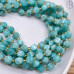 Амазонит крученая огранка 8 мм Амазонит крученая огранка 8 мм