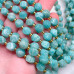 Амазонит крученая огранка 8 мм