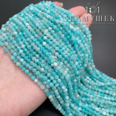 Амазонит микроогранка №2 4 мм