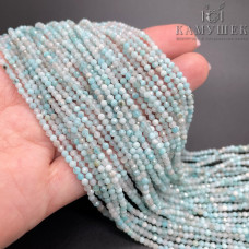 Амазонит микроогранка 2 мм