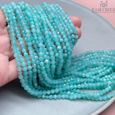 Амазонит микроогранка №3 4 мм