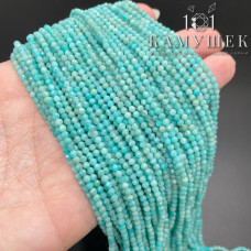 Амазонит микроогранка 3 мм
