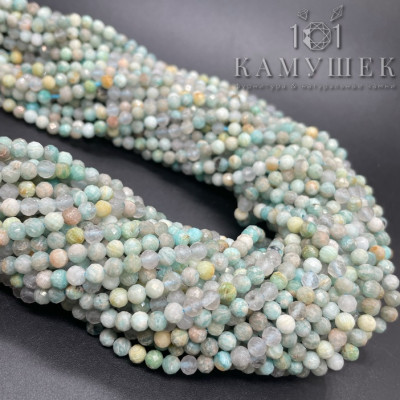 Амазонит микроогранка 4 мм