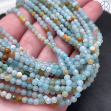 Амазонит микроогранка №5 3 мм