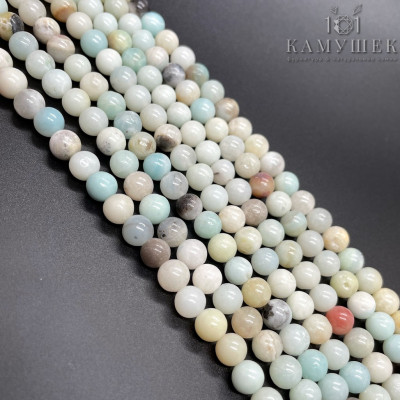 Амазонит микс №1 6 мм