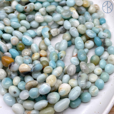 Амазонит микс галтовка №1 ~ 10-12 мм