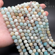 Амазонит микс матовый 8 мм