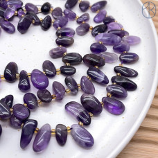 Аметист галтовка ~ 11-14 мм Аметист галтовка ~ 11-14 мм