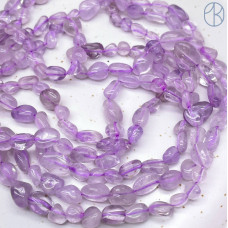 Аметист лавандовый галтовка №1 6-8 мм