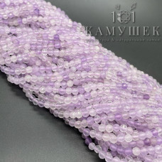 Аметист лавандовый микроогранка 4 мм