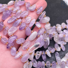Аметист лавандовый сколы ~ 12-16 мм