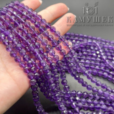 Аметист микроогранка 6 мм