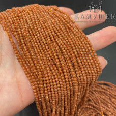 Авантюрин коричневый имитация 2 мм 