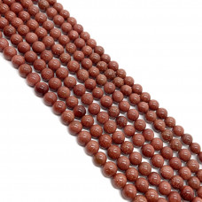 Авантюрин коричневый имитация 6 мм 