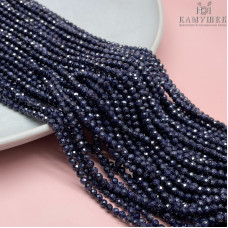 Авантюрин синий имитация микроогранка 3 мм