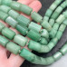 Авантюрин зеленый фриформ цилиндр ~ 11-12 мм