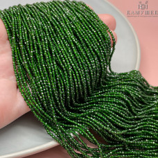 Авантюрин зеленый имитация микроогранка 2 мм