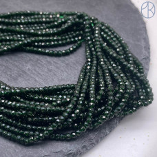 Авантюрин зеленый имитация микроогранка 3х2 мм