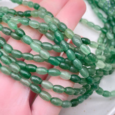 Авантюрин зеленый рис 4х6 мм