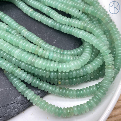 Авантюрин зеленый рондель 6х2 мм