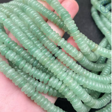 Авантюрин зеленый рондель 6х2 мм