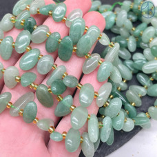 Авантюрин зеленый сколы ~ 12-16 мм