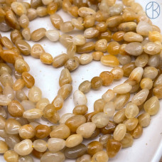 Авантюрин желтый галтовка 6-8 мм Авантюрин желтый галтовка 6-8 мм