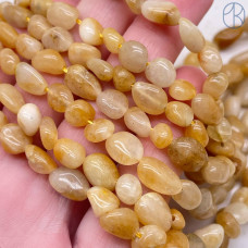 Авантюрин желтый галтовка 6-8 мм Авантюрин желтый галтовка 6-8 мм